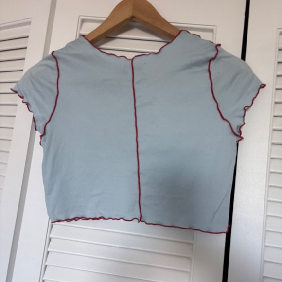Maryam Nassir Zadeh Cropped top Mesa t-shirt MNZ Used 6 - Picture 7 of 7